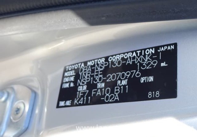 
								TOYOTA VITZ F SMART STOP PACKAGE full									