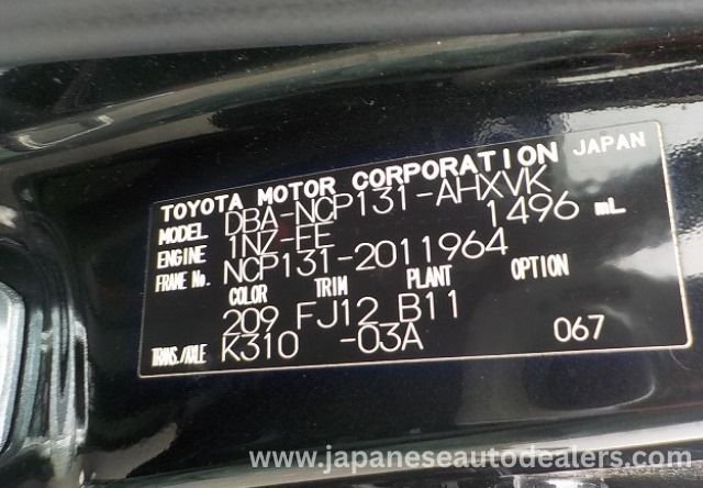 
								2012 TOYOTA VITZ RS G’ full									