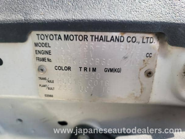 
								2012 TOYOTA HILUX SINGLE CABIN full									